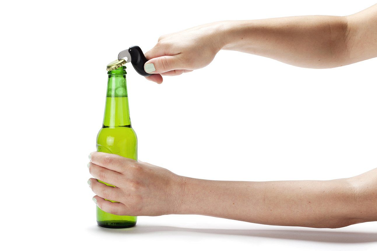 Bottle Opener with Magnetic Bottom